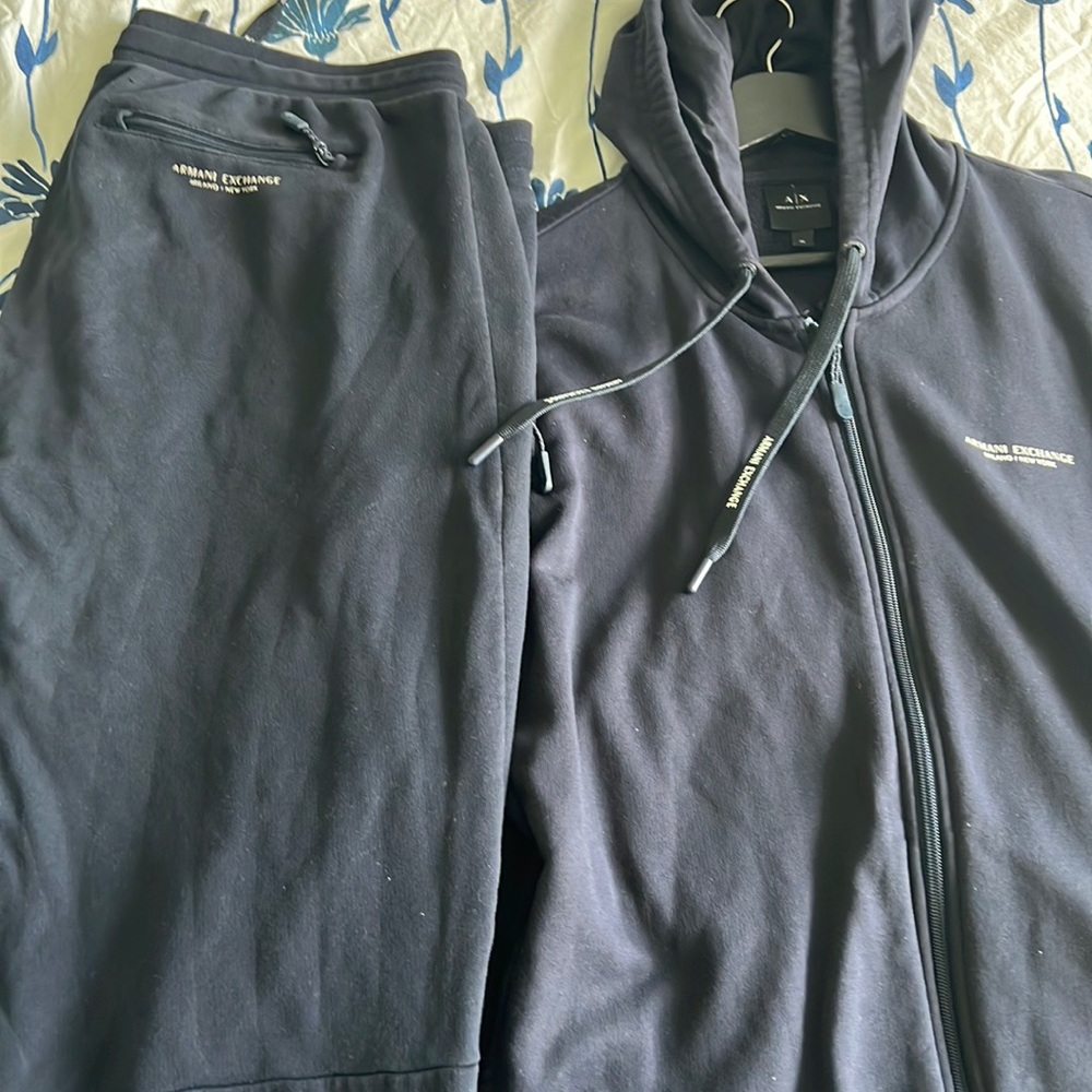 Armani exchange Milano/NewYork track suit worn once
